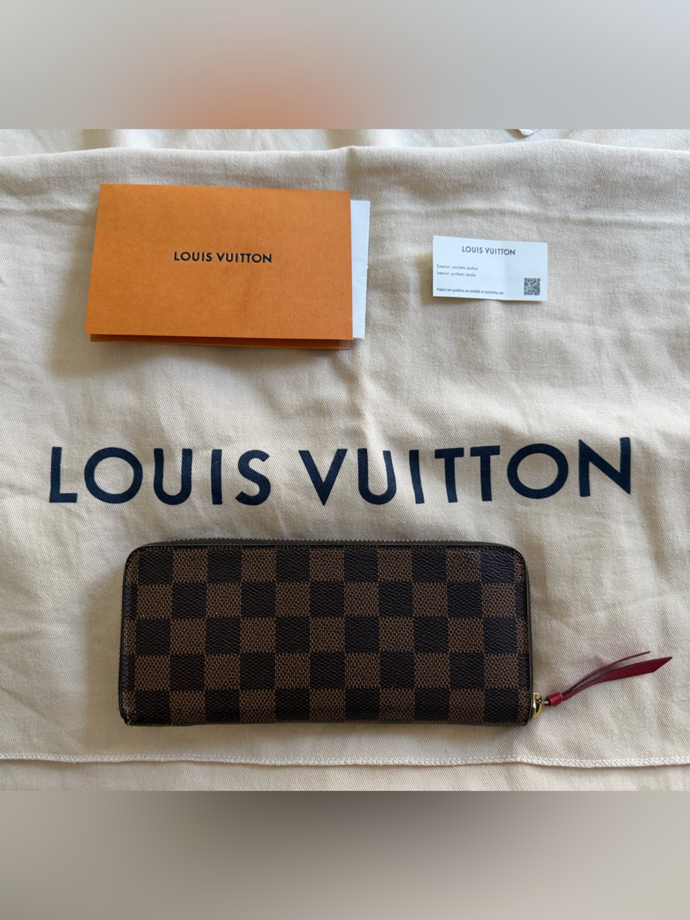 Louis Vuitton Clémence Wallet Damier Ebene